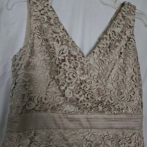 Formal Adrianna Papell gold dress